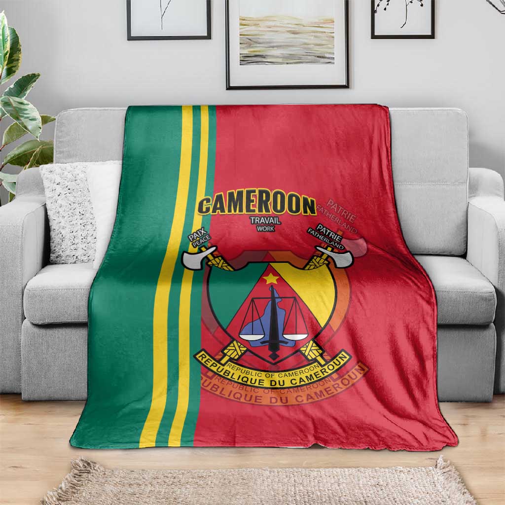 Cameroon Happy Unity Day Cameroun Coat Of Arms Blanket LT14