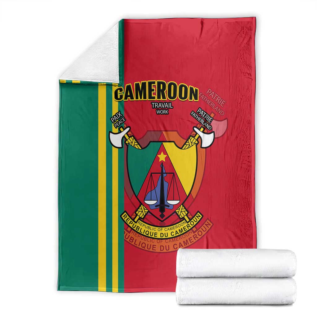 Cameroon Happy Unity Day Cameroun Coat Of Arms Blanket LT14
