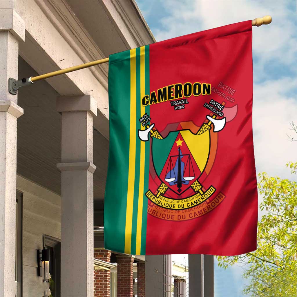 Cameroon Happy Unity Day Cameroun Coat Of Arms Garden Flag LT14