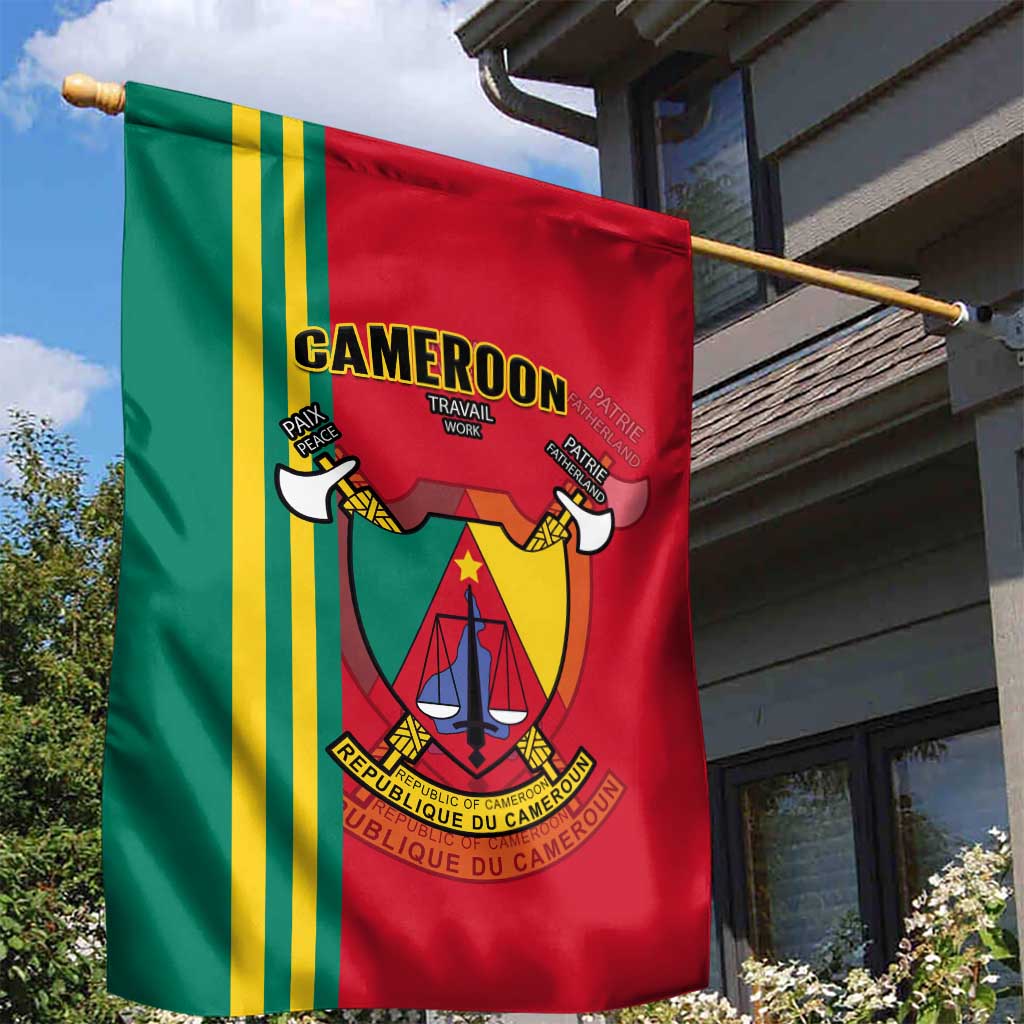 Cameroon Happy Unity Day Cameroun Coat Of Arms Garden Flag LT14