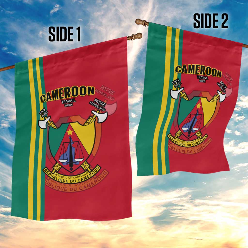 Cameroon Happy Unity Day Cameroun Coat Of Arms Garden Flag LT14