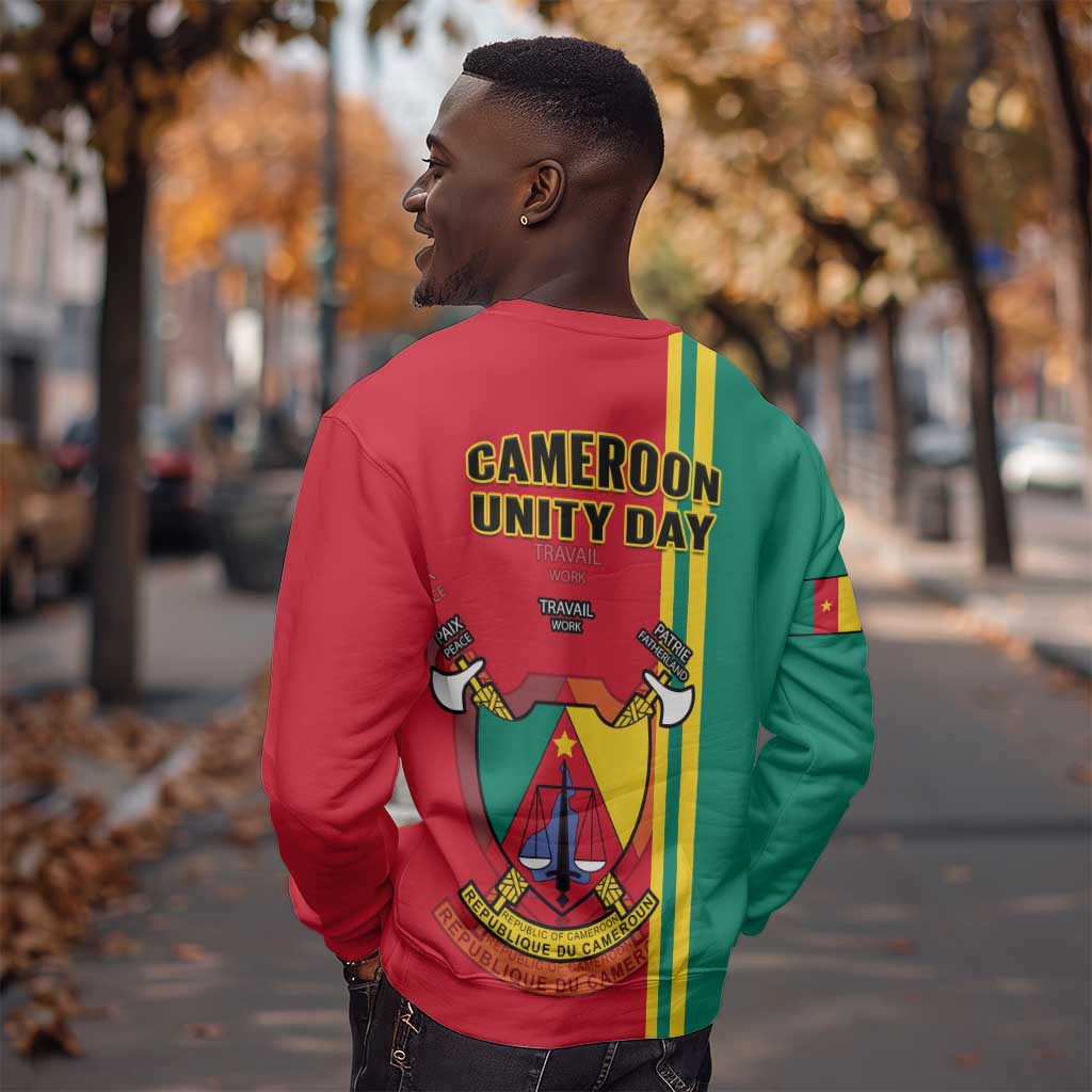 Cameroon Happy Unity Day Cameroun Coat Of Arms Sweatshirt LT14
