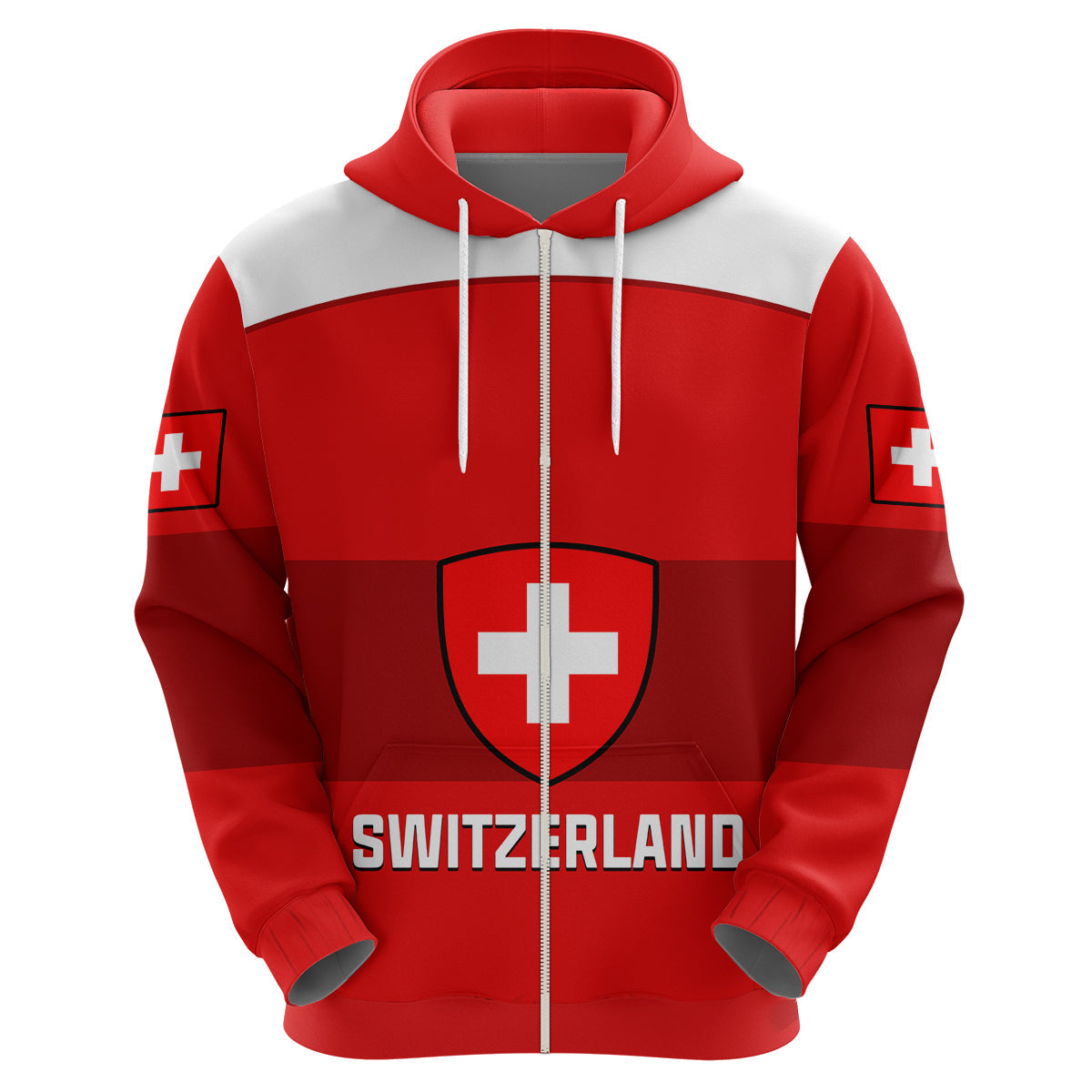 Custom Switzerland Hockey 2023 Sporty Style Hoodie LT14