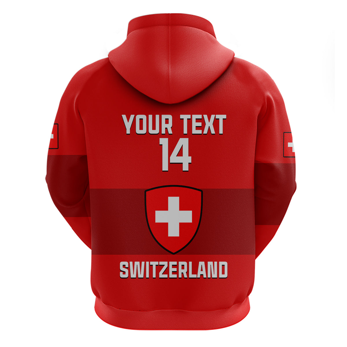 Custom Switzerland Hockey 2023 Sporty Style Hoodie LT14