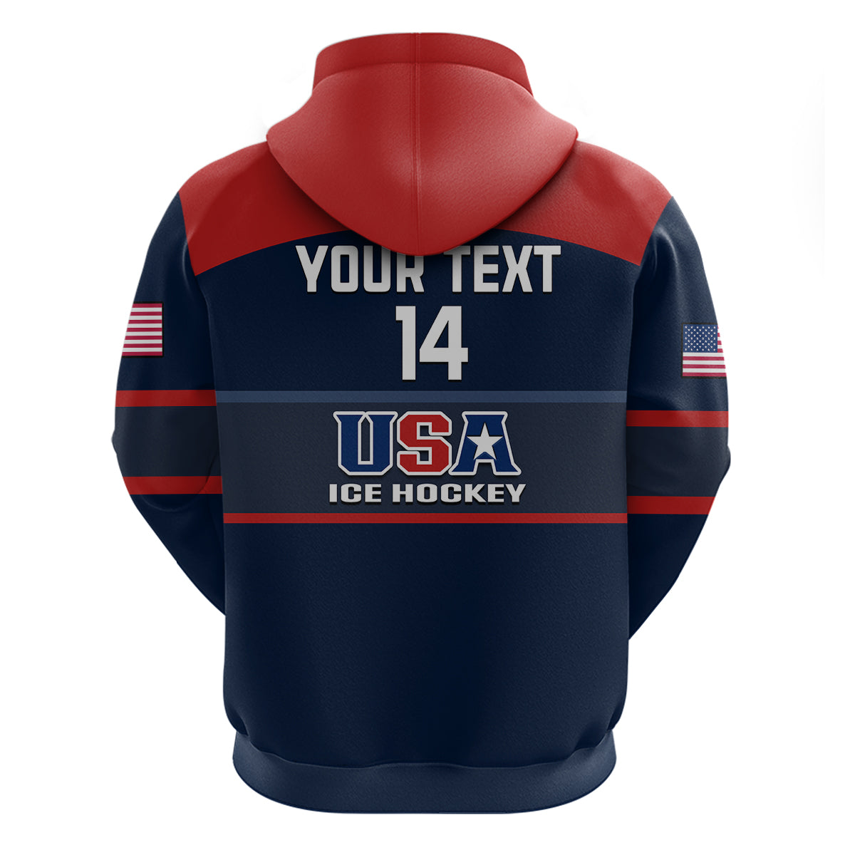 Custom United States Hockey 2023 Hoodie USA Sporty Style LT14