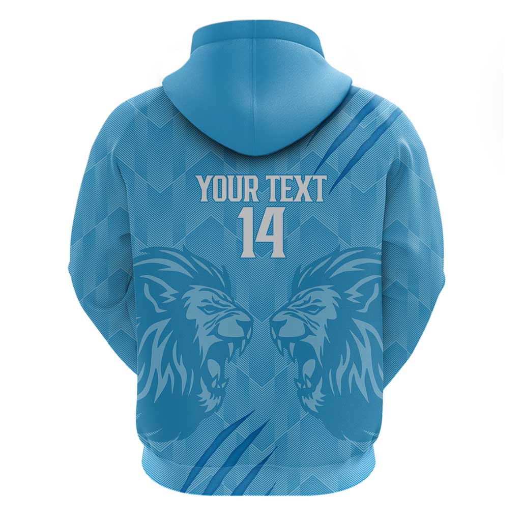 Custom Saint Lucia Cricket Hoodie Go Champions Beinspired LT14