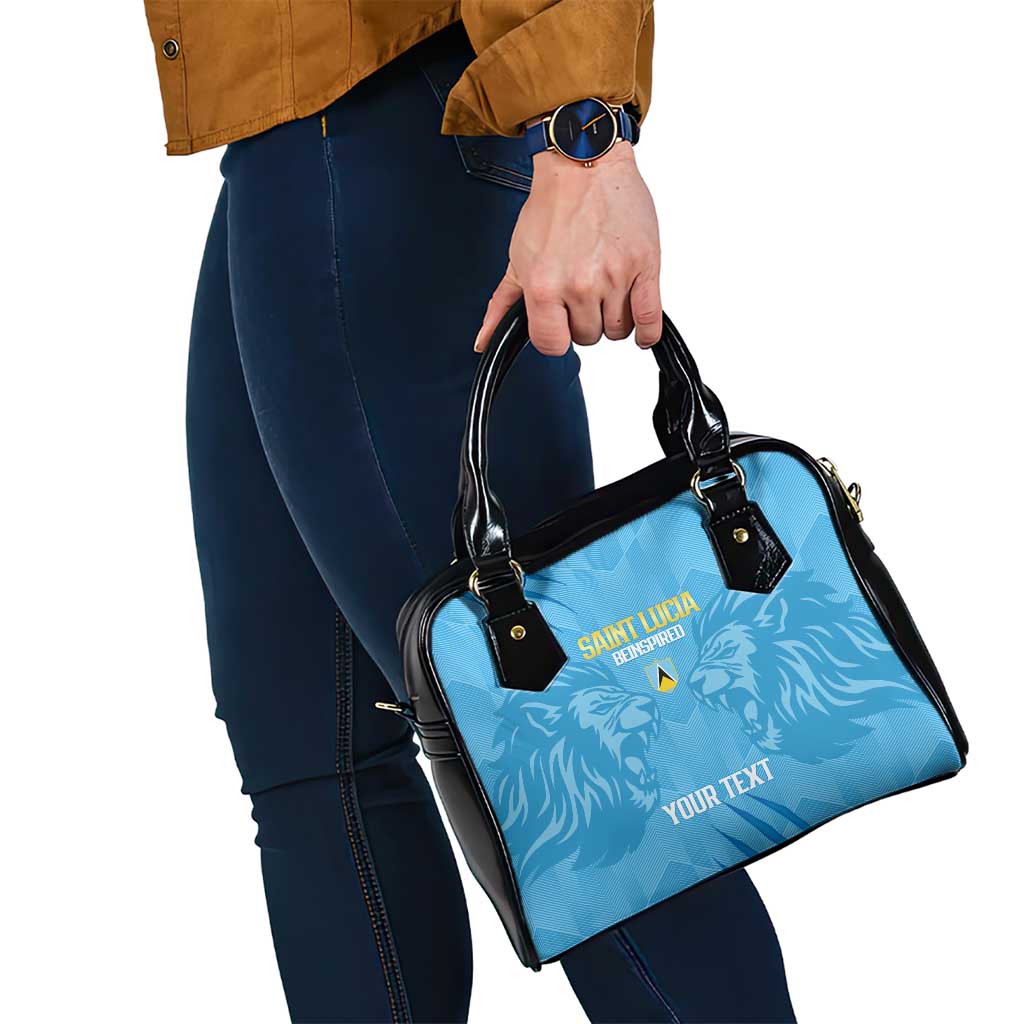 Custom Saint Lucia Cricket Shoulder Handbag Go Champions Beinspired LT14
