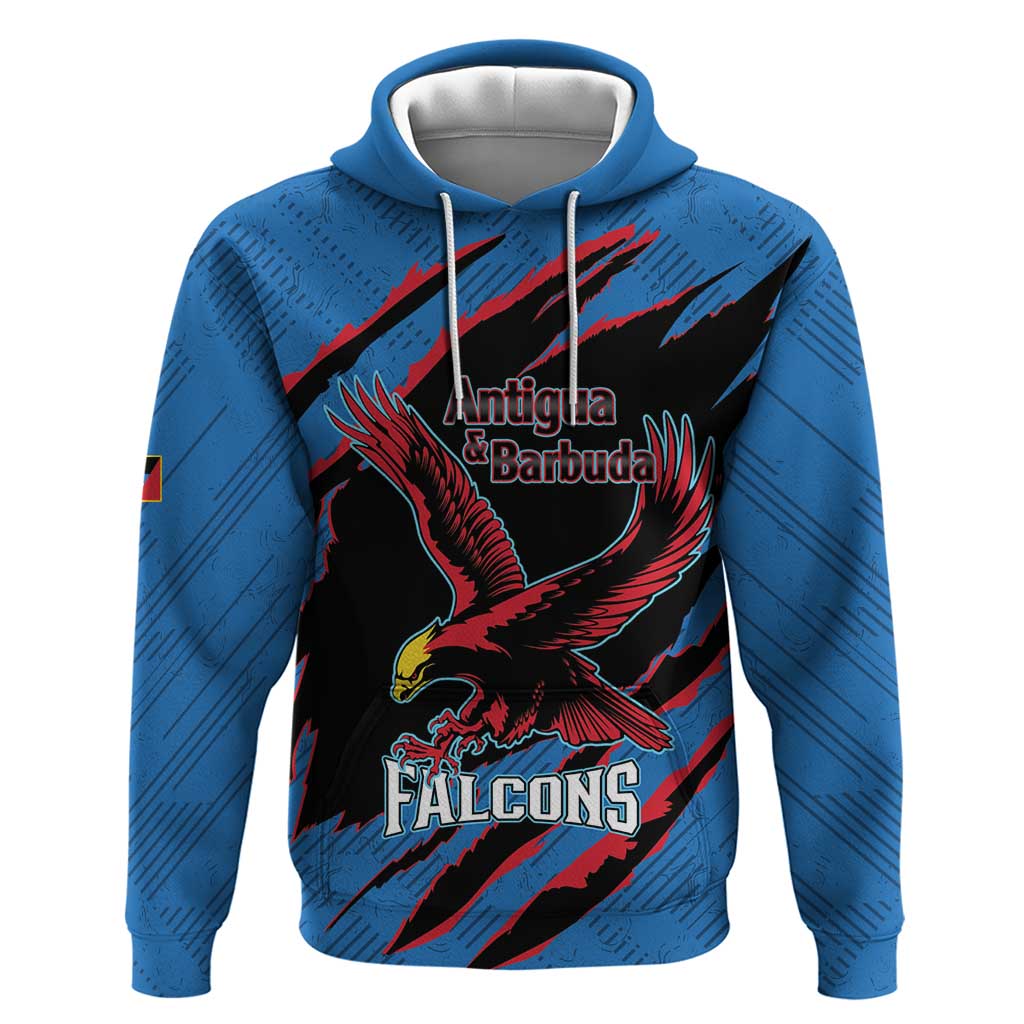 Custom Antigua and Barbuda Cricket Hoodie Go Champions Falcons LT14
