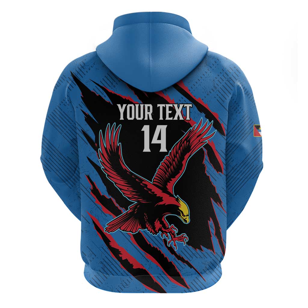 Custom Antigua and Barbuda Cricket Hoodie Go Champions Falcons LT14