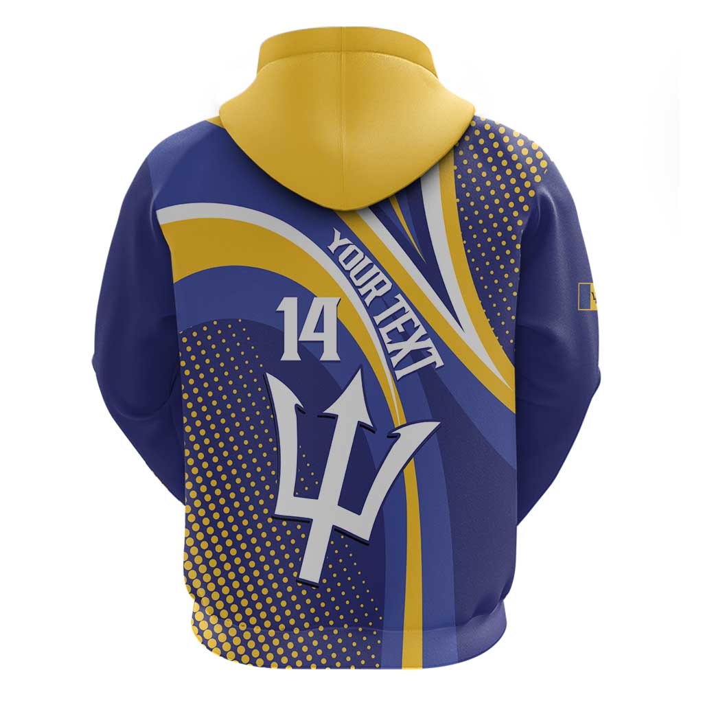 Custom Barbados Royals Cricket Hoodie Go Champions Tridents Yellow Version LT14