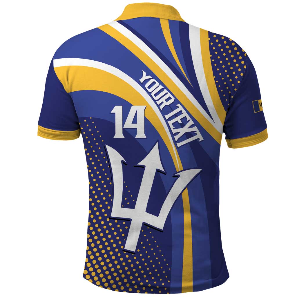 Custom Barbados Royals Cricket Polo Shirt Go Champions Tridents Yellow Version LT14