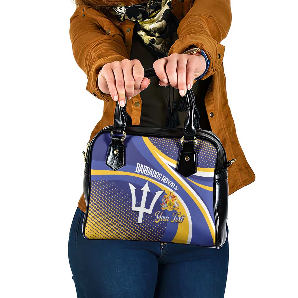 Custom Barbados Royals Cricket Shoulder Handbag Go Champions Tridents Yellow Version LT14