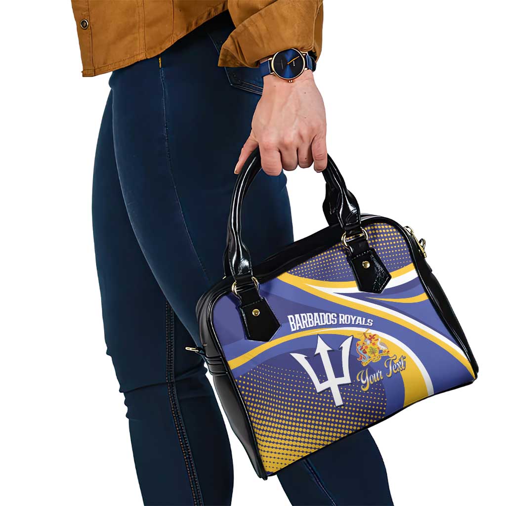 Custom Barbados Royals Cricket Shoulder Handbag Go Champions Tridents Yellow Version LT14