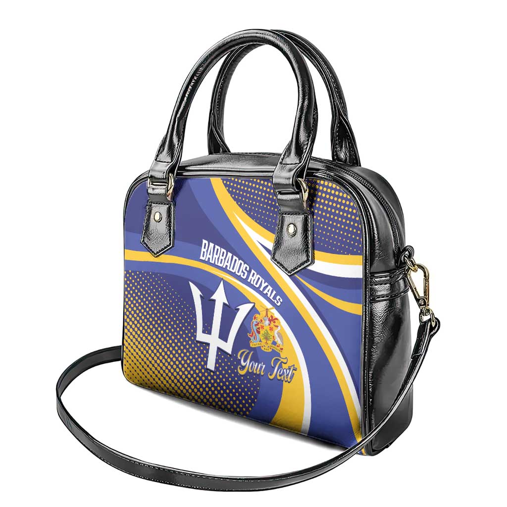 Custom Barbados Royals Cricket Shoulder Handbag Go Champions Tridents Yellow Version LT14