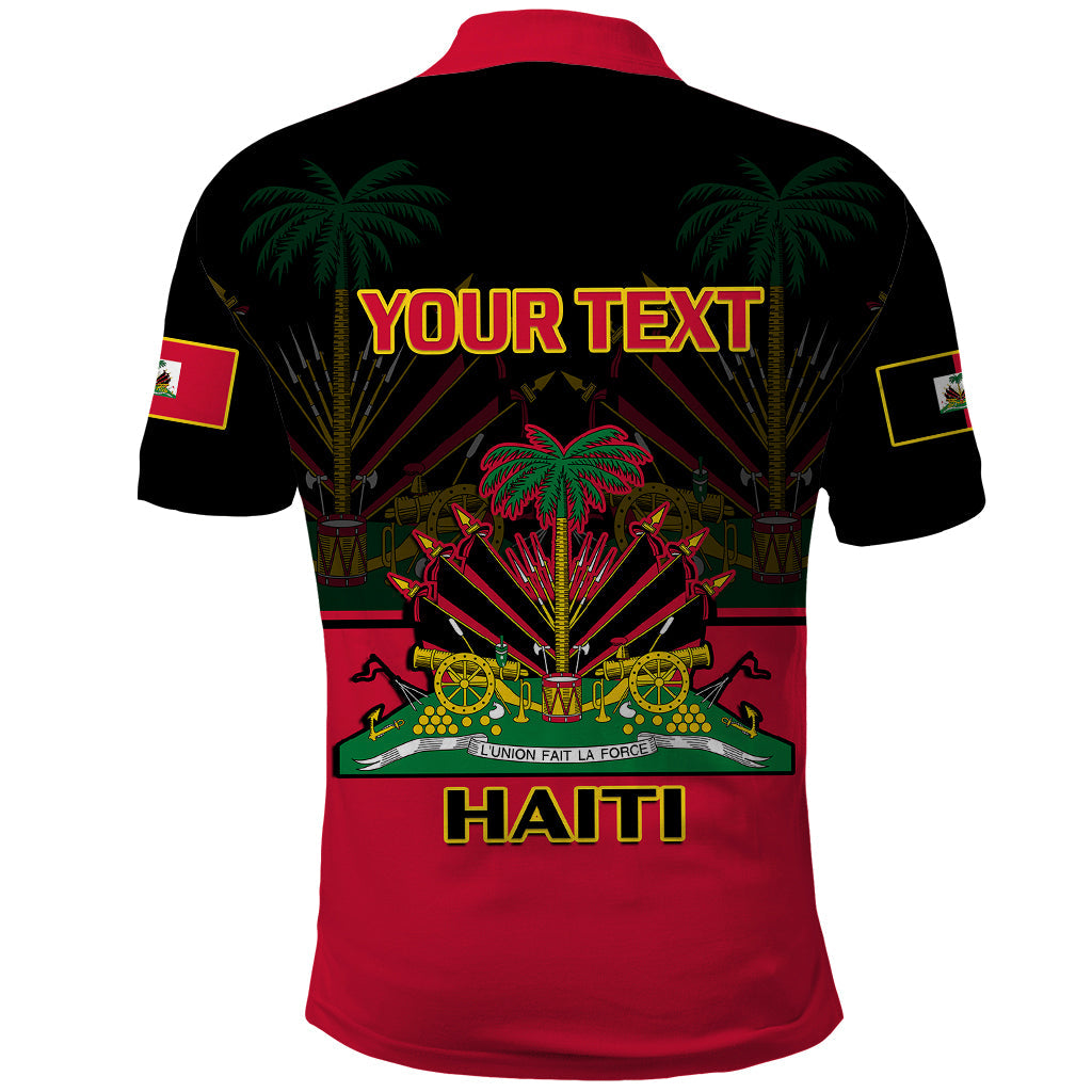 Personalised Haiti 1964 Polo Shirt Coat Of Arms Flag Style LT14