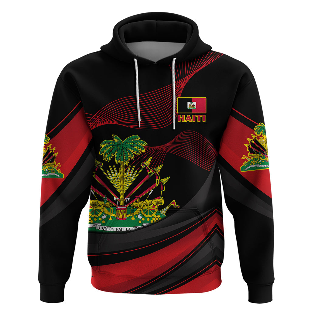 Personalised Haiti 1964 Hoodie Coat Of Arms Curvel Style LT14