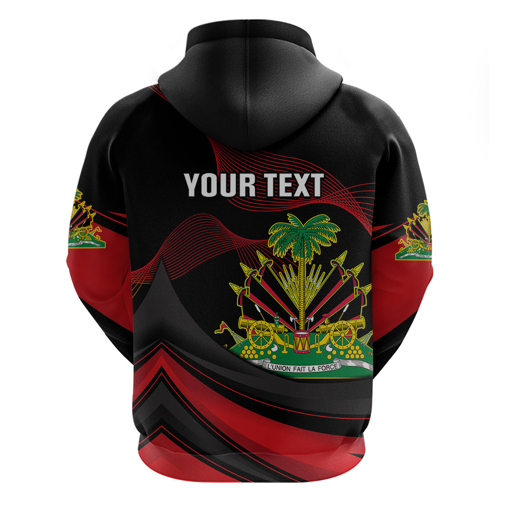 Personalised Haiti 1964 Hoodie Coat Of Arms Curvel Style LT14