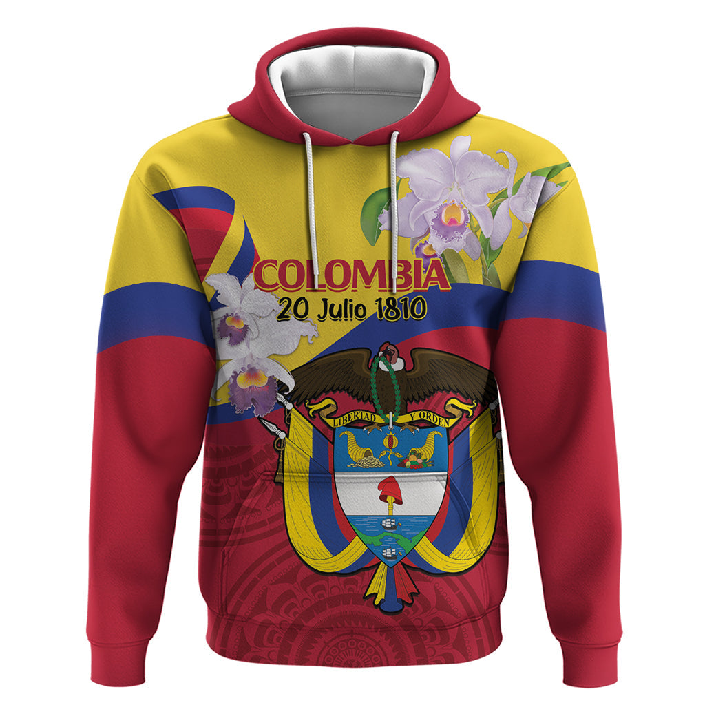 Colombia Independence Day Hoodie Feliz Dia de la Independencia LT14