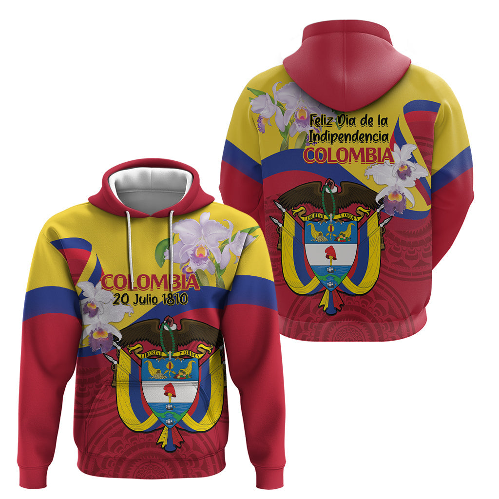 Colombia Independence Day Hoodie Feliz Dia de la Independencia LT14