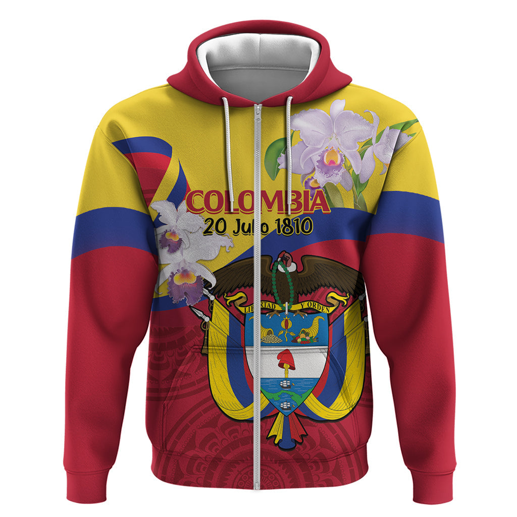 Colombia Independence Day Hoodie Feliz Dia de la Independencia LT14