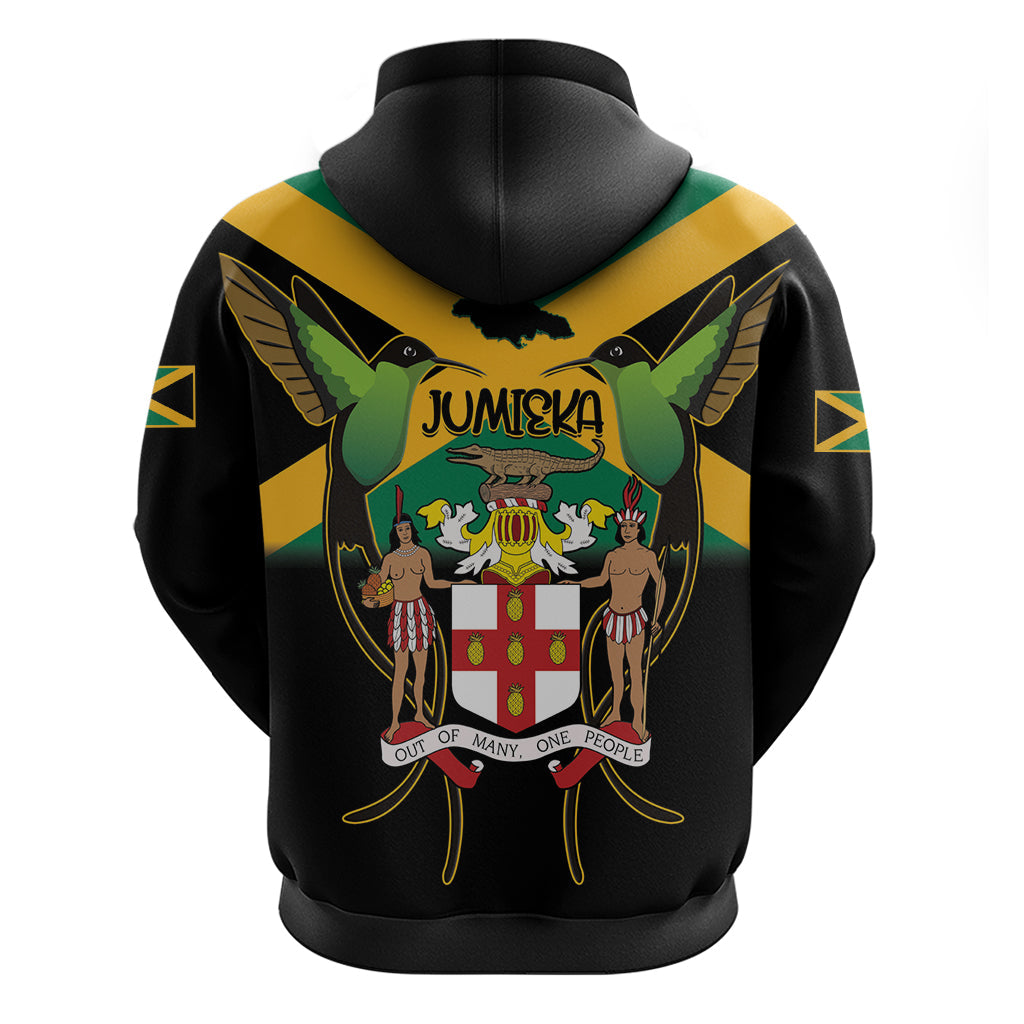 Jamaica Independence Day Hoodie Jumieka Coat Of Arms Mix Hummingbird LT14