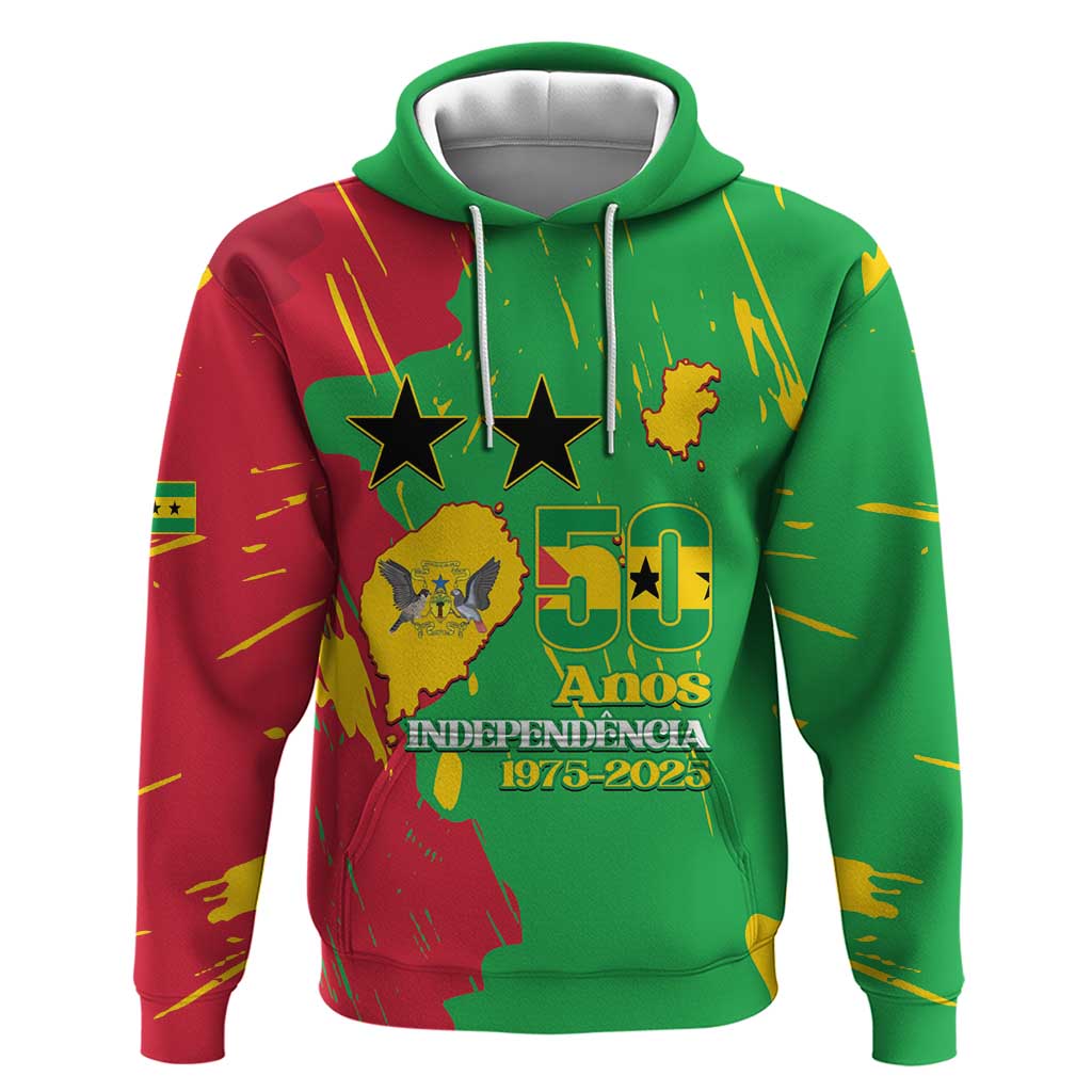 Sao Tome and Principe Independence Day Hoodie 50 Anos Independencia LT14