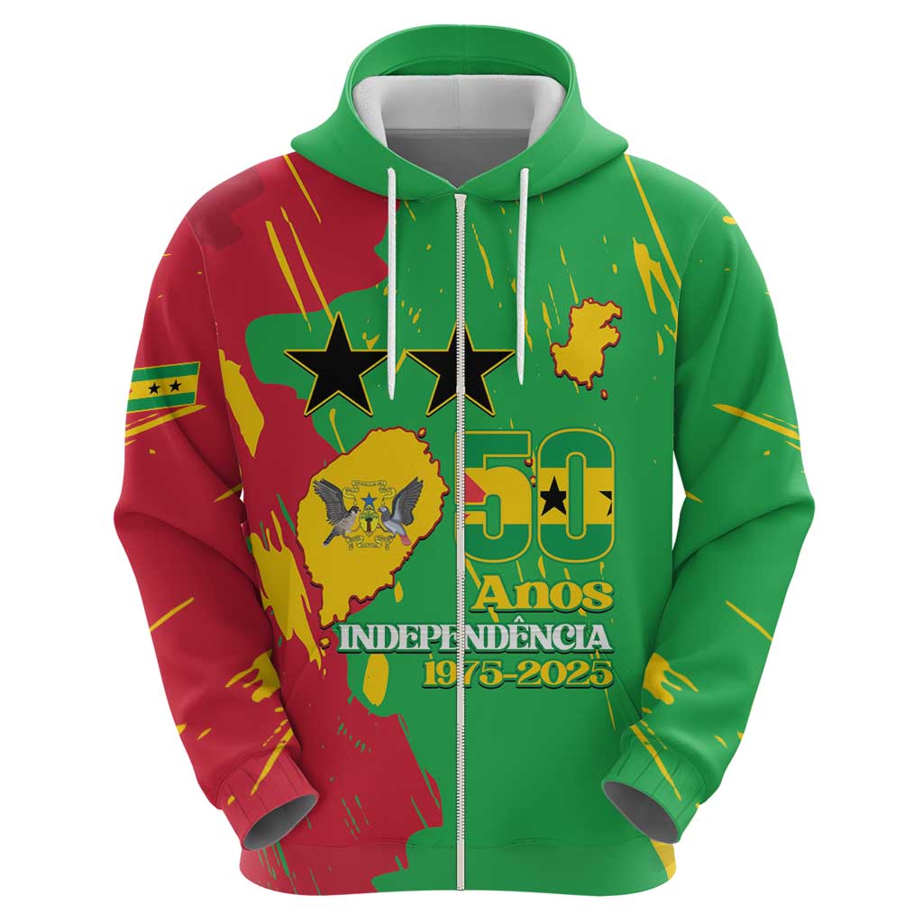 Sao Tome and Principe Independence Day Hoodie 50 Anos Independencia LT14
