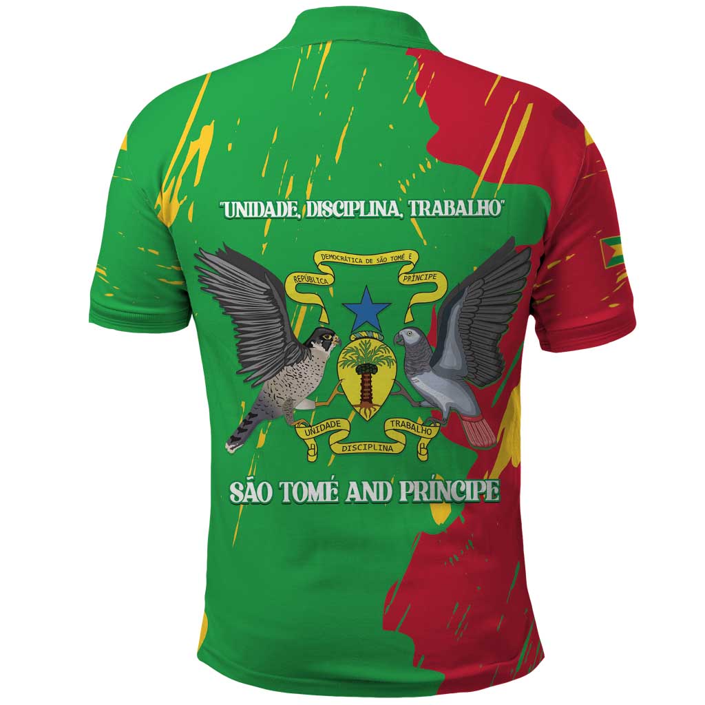 Sao Tome and Principe Independence Day Polo Shirt 50 Anos Independencia LT14
