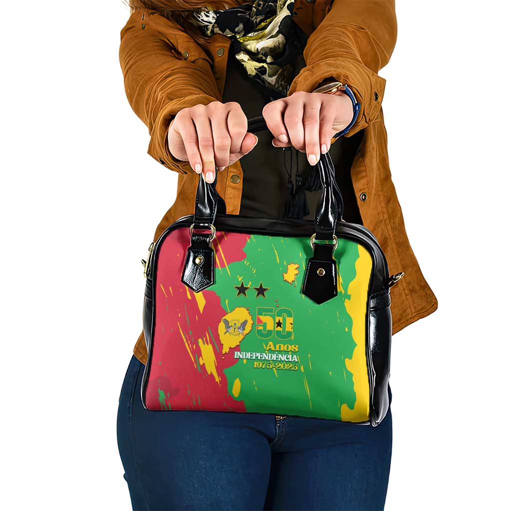 Sao Tome and Principe Independence Day Shoulder Handbag 50 Anos Independencia LT14