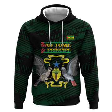 Sao Tome and Principe Hoodie Coat Of Arms Style LT14