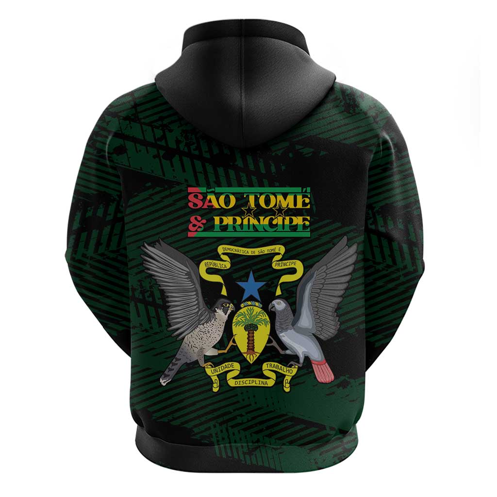 Sao Tome and Principe Hoodie Coat Of Arms Style LT14