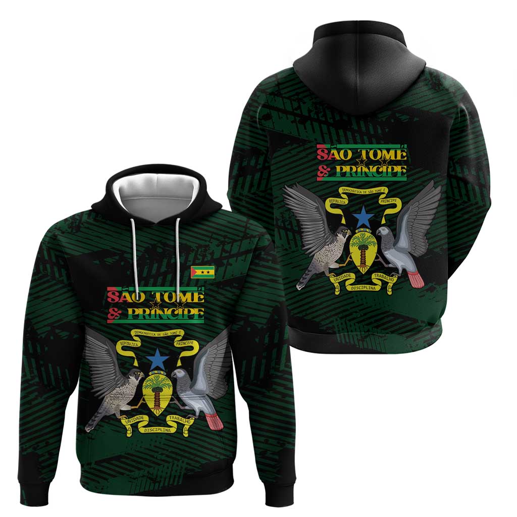 Sao Tome and Principe Hoodie Coat Of Arms Style LT14