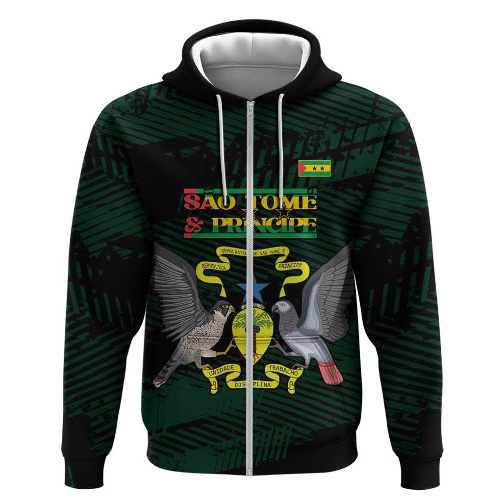 Sao Tome and Principe Hoodie Coat Of Arms Style LT14