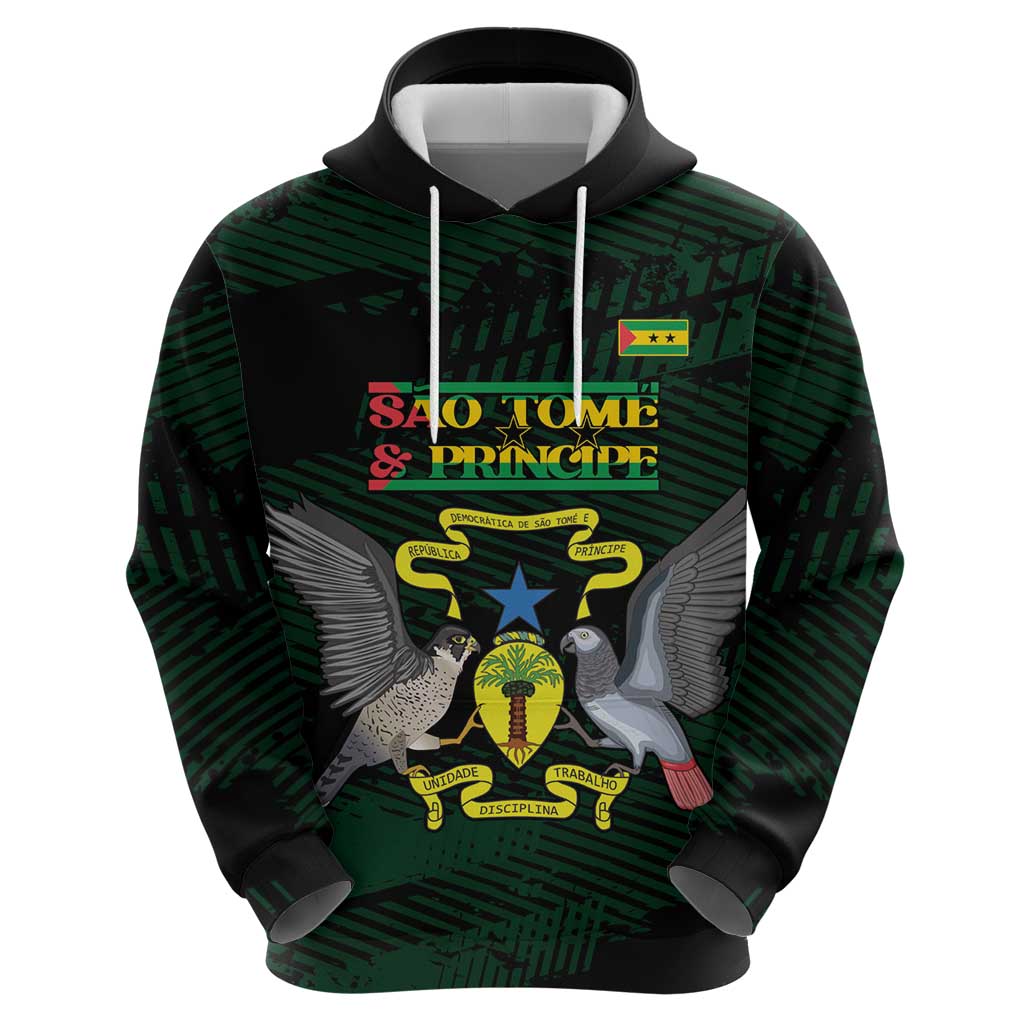 Sao Tome and Principe Hoodie Coat Of Arms Style LT14