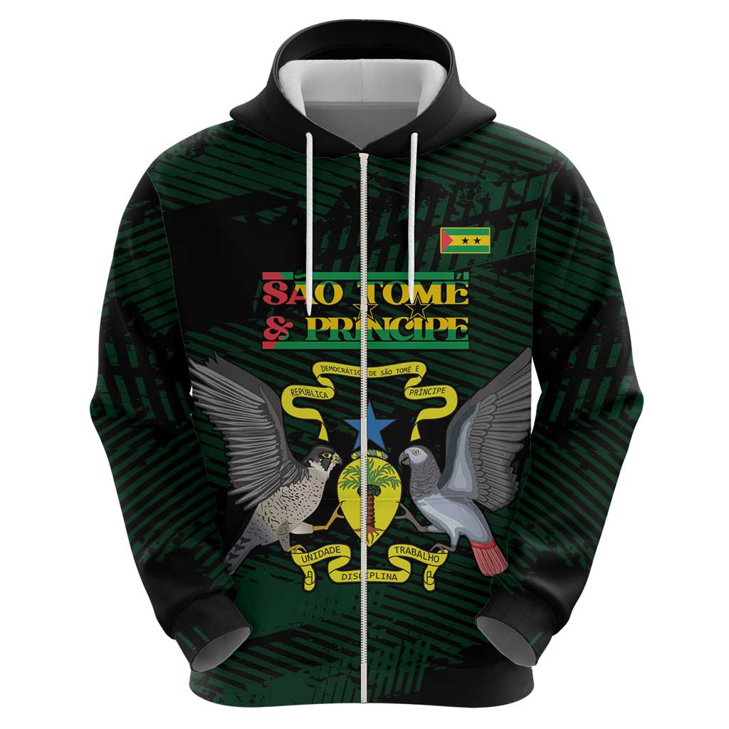 Sao Tome and Principe Hoodie Coat Of Arms Style LT14