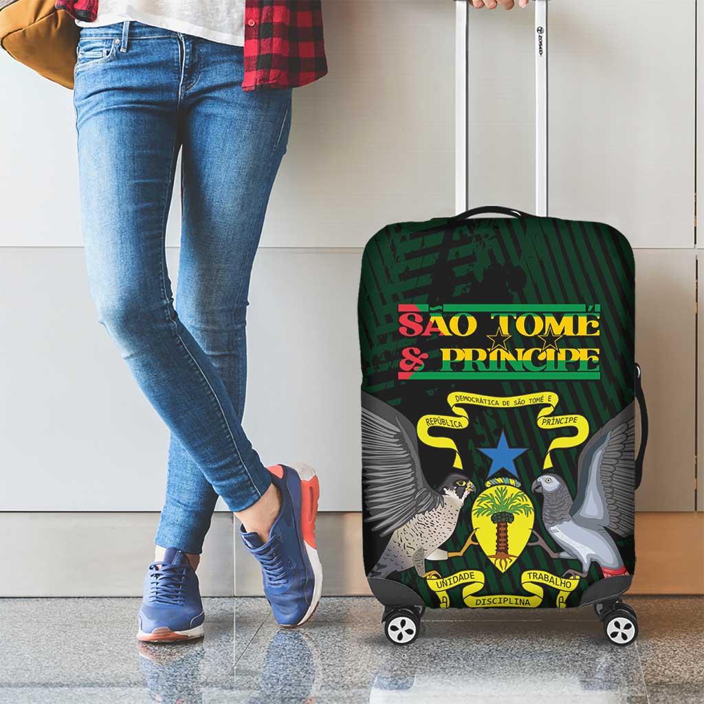 Sao Tome and Principe Luggage Cover Coat Of Arms Style LT14