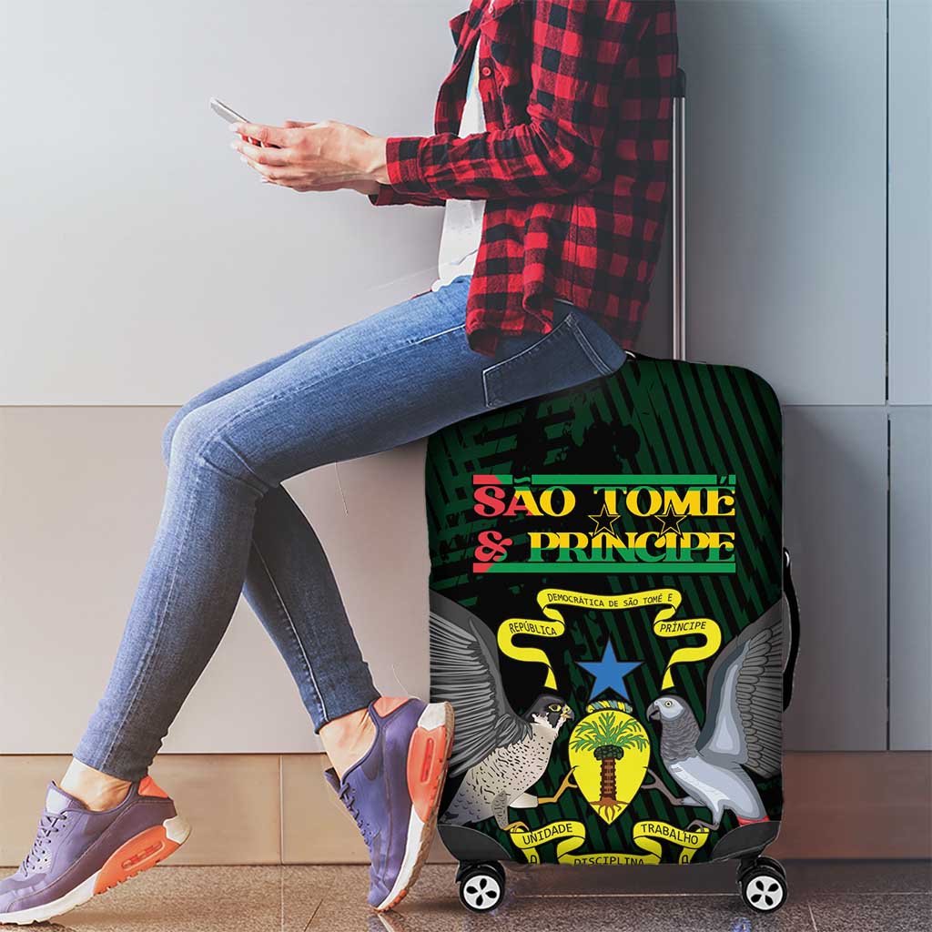 Sao Tome and Principe Luggage Cover Coat Of Arms Style LT14