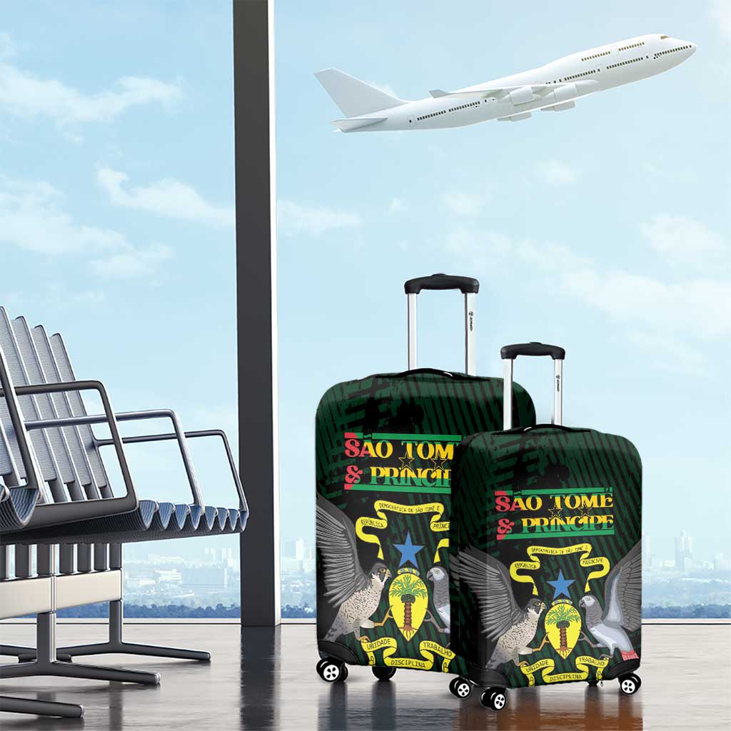 Sao Tome and Principe Luggage Cover Coat Of Arms Style LT14