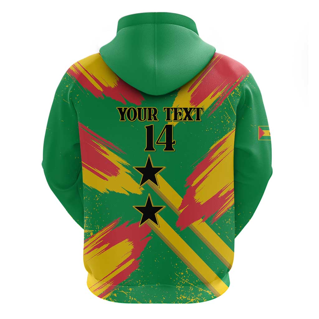 Custom Sao Tome and Principe Football Hoodie Selecao dos Falcoes e Papagaios LT14