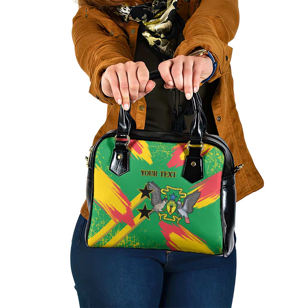 Custom Sao Tome and Principe Football Shoulder Handbag Selecao dos Falcoes e Papagaios LT14