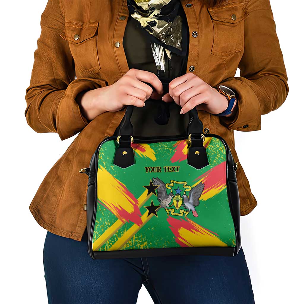 Custom Sao Tome and Principe Football Shoulder Handbag Selecao dos Falcoes e Papagaios LT14