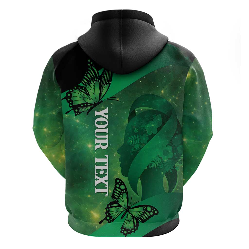 Personalised World Mental Health Awareness Month Hoodie Warriors Brave Strong Galaxy Vibes LT14