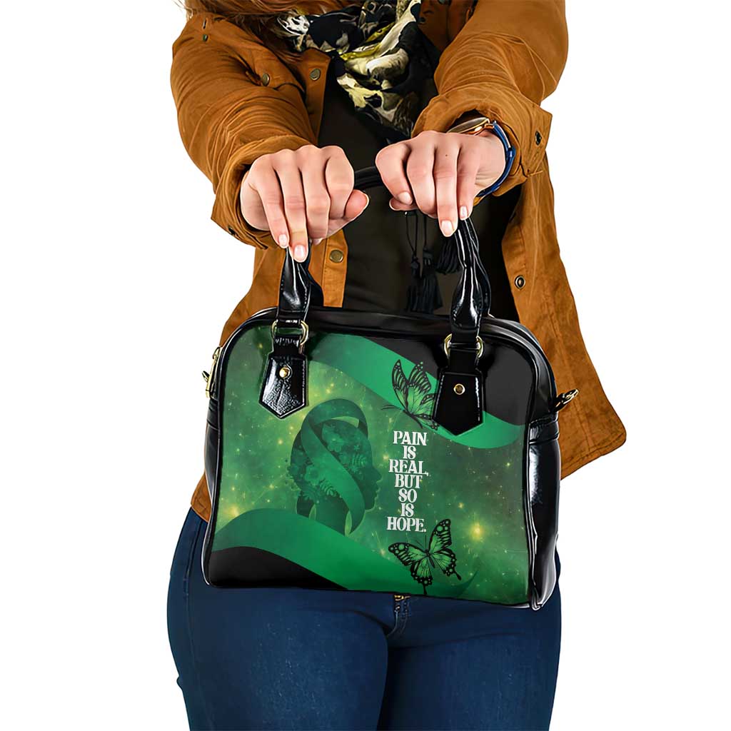 World Mental Health Awareness Month Shoulder Handbag Warriors Brave Strong Galaxy Vibes LT14