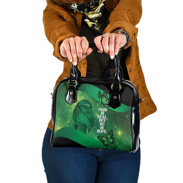 World Mental Health Awareness Month Shoulder Handbag Warriors Brave Strong Galaxy Vibes LT14