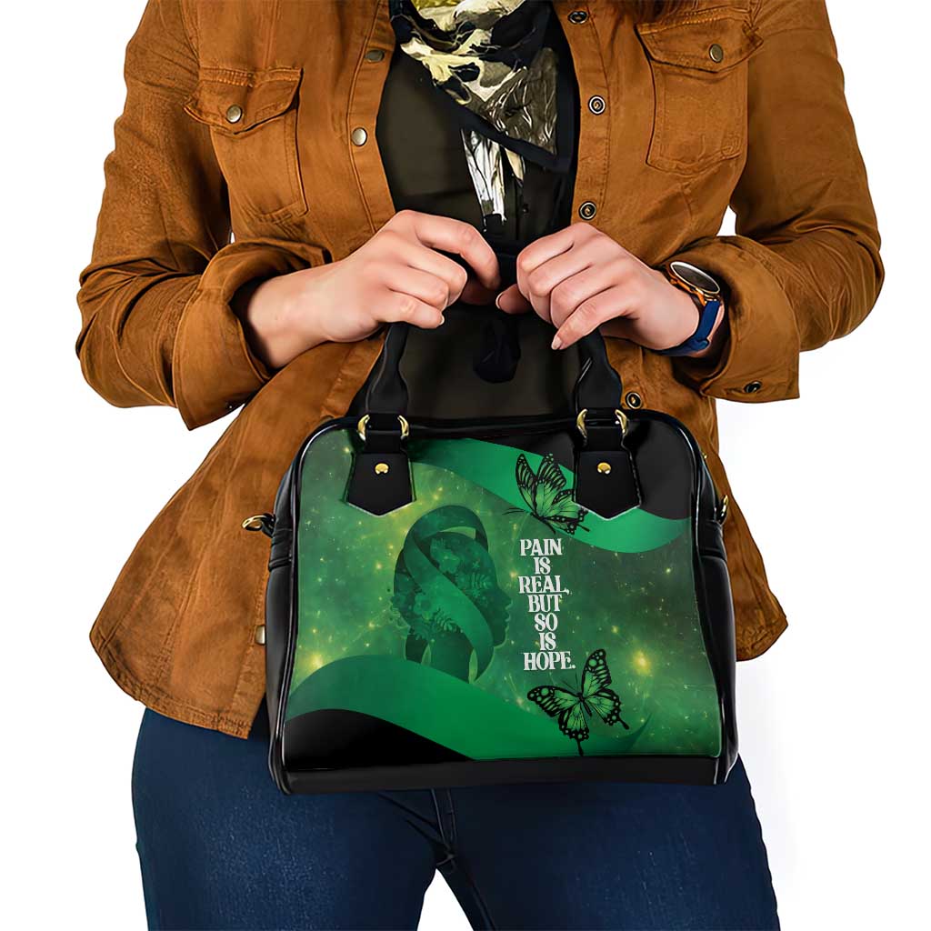 World Mental Health Awareness Month Shoulder Handbag Warriors Brave Strong Galaxy Vibes LT14