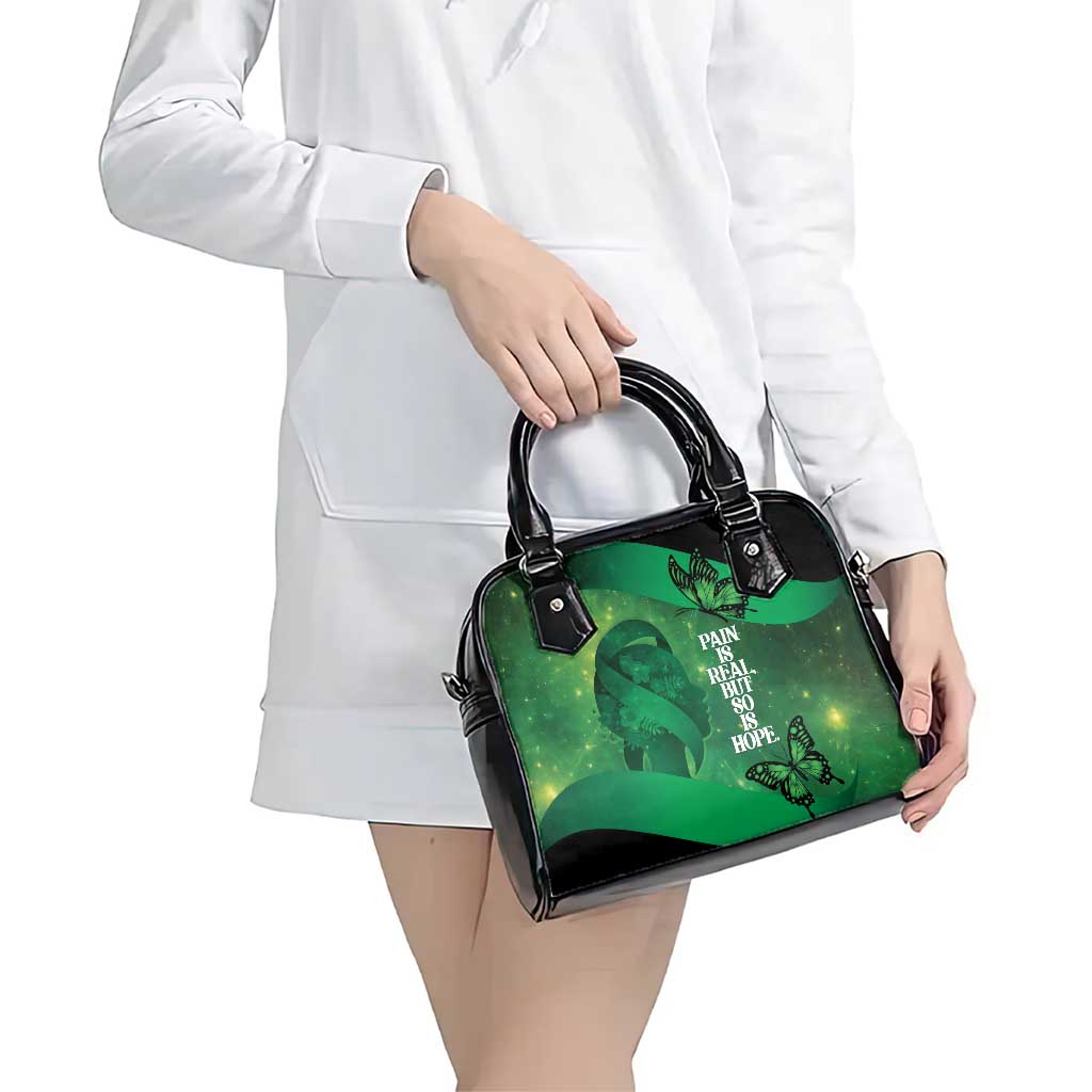 World Mental Health Awareness Month Shoulder Handbag Warriors Brave Strong Galaxy Vibes LT14