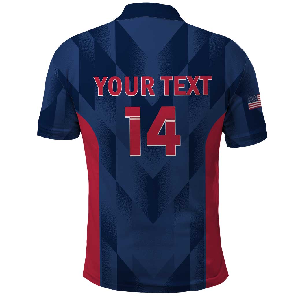 Custom USA Cricket Polo Shirt Go United States Simple Version LT14