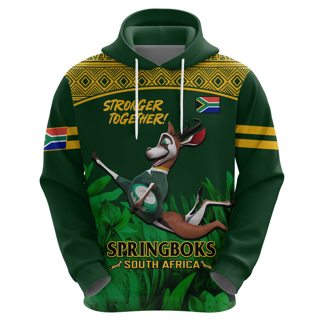 Custom South Africa Rugby Hoodie Go Bokke World Cup Champions History LT14