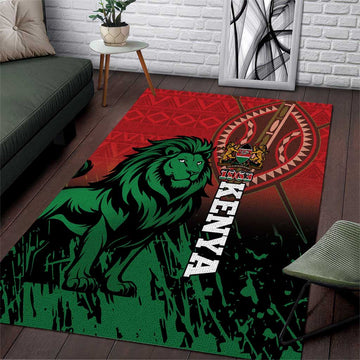Kenya Independence Day Area Rug Jamhuri ya Kenya 1963 - African Pattern LT14