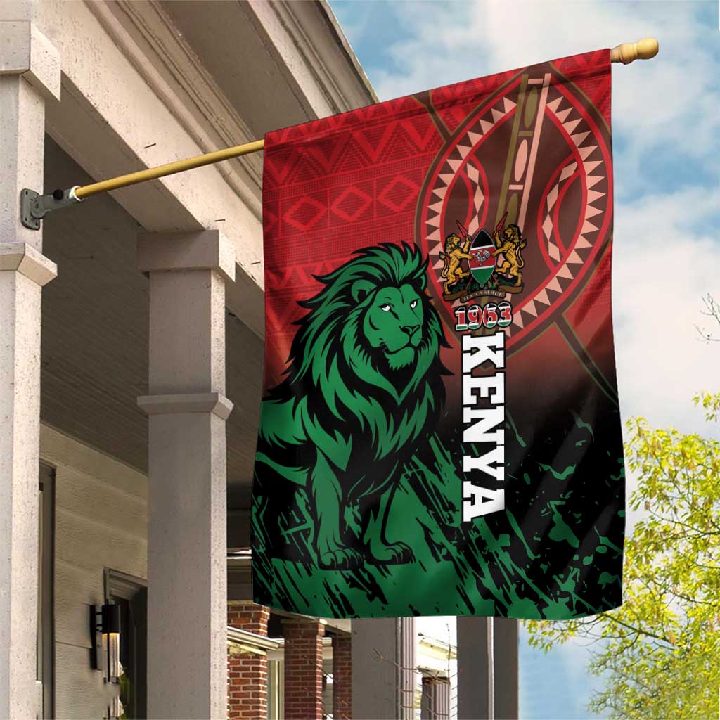 Kenya Independence Day Garden Flag Jamhuri ya Kenya 1963 - African Pattern LT14